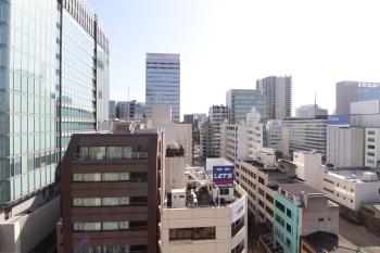 南向きバルコニーからの眺望