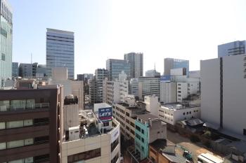 南向きバルコニーからの眺望