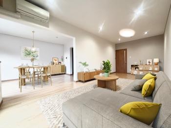 リビングダイニング（ＣＧで作成したリフォーム・家具設置イメージです。）