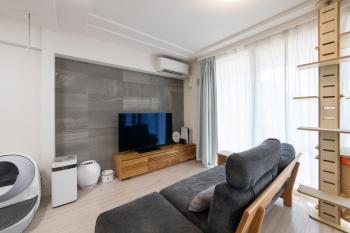 壁面には吸湿性のあるエコカラット