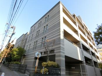 ２００７年１１月築、総戸数５８戸、８階建ての中規模マンションです。