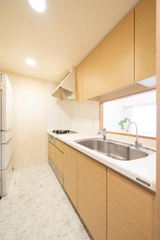 料理をしながらご家族や友人との会話を楽しめる、対面式キッチンが採用されています