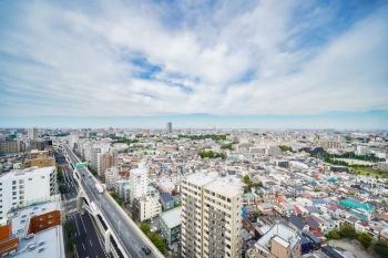 バルコニーからの眺望（北西側：眺望は永続的に保証されるものではありません）