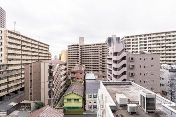 バルコニーからの眺望　南側を撮影