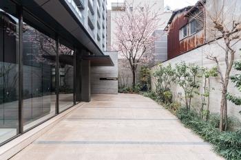 緑や桜が、住む方、訪れる方を迎えます