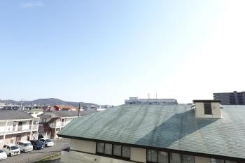 南側バルコニーからの眺望（眺望は永久に保証されるものではありません）