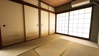 リビング・ダイニングに隣接しており、一体利用が可能。