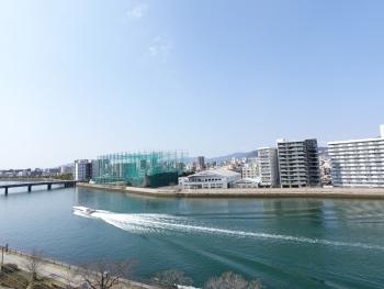 西側バルコニーからの眺望