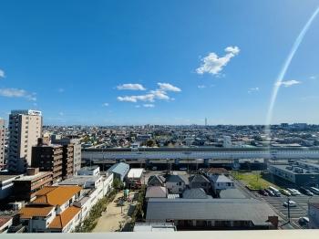 南側バルコニーからの眺望（眺望は永続的に保証されるものではありません）