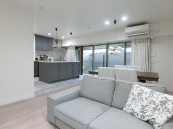 南向きのリビング・ダイニング・キッチン