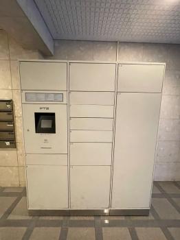 荷物の預かり、受け取りが24時間可能な宅配ボックスを設置