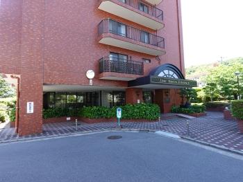 マンション入り口の様子