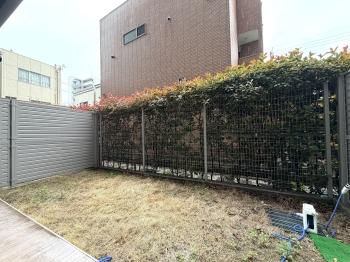 屋外水栓付きの専用庭です。