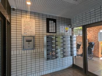 オートロックシステムのエントランス