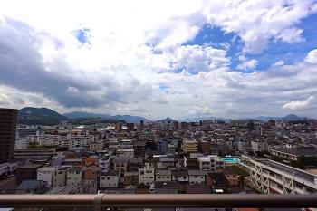 南向きバルコニーからの眺望