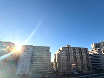 バルコニーから東側眺望（眺望は永続的に保証されるものではありません。）