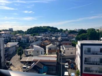 北西方向の眺望（眺望は永続的に保障されるものではございません。）