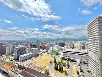 バルコニーからの南西側眺望　眺望は永続的に保証されるものではありません。