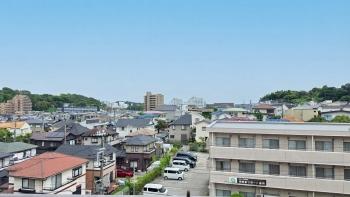 前面棟が無く、開放感のある眺望が魅力