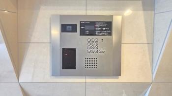 来客時に顔を確認できるTVモニター付オートロック