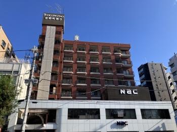 建物外観　販売対象住戸は地上８階の７階部分