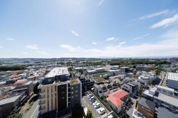 南側バルコニーから南西方向の眺望