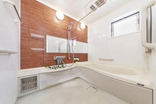 乾燥暖房機付きの浴室(窓有り)