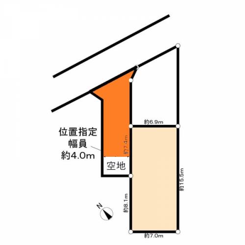 敷地面積約33坪なります