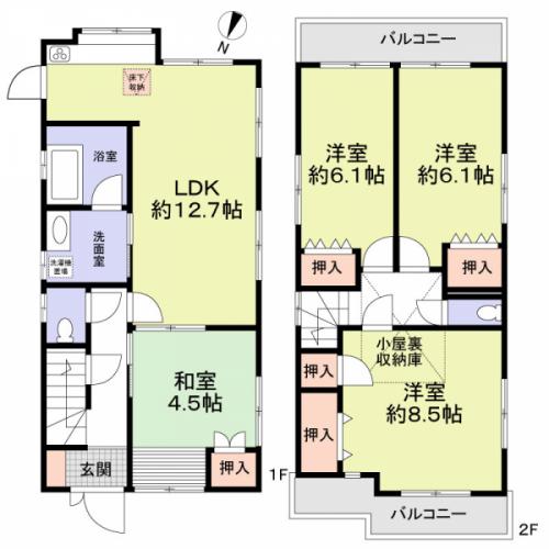 間取り図です。