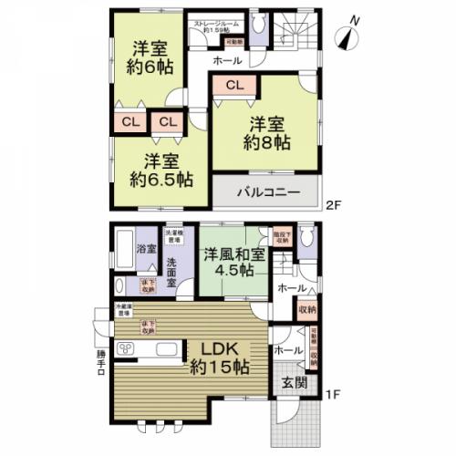 ４ＬＤＫ＋納戸