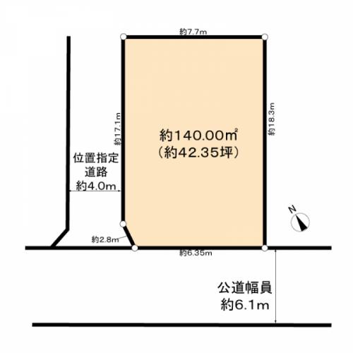 地形図です。