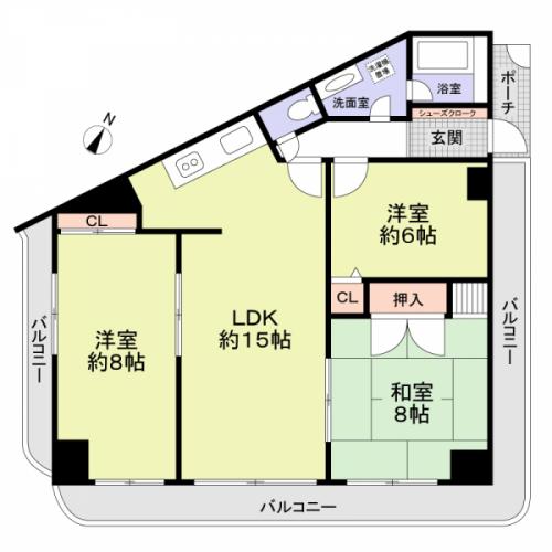 間取り図面です。