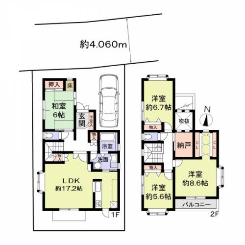 ４LDK+納戸！建物面積：115.55平米！
