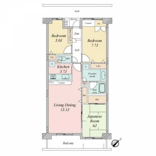 2022年7月リフォーム済み物件　3階　75.10平米　３LDK