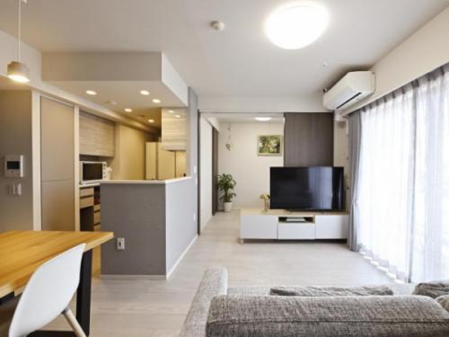 ウォールドア、室内用物干し