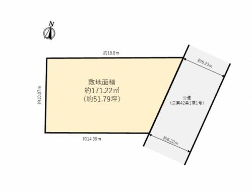 51.79坪、整形地 51.79坪、整形地