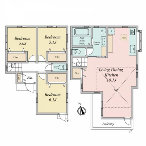 2010年築の３ＬＤＫ