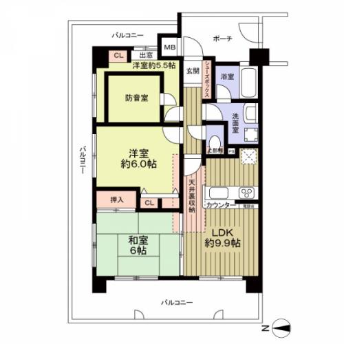 間取り図です。