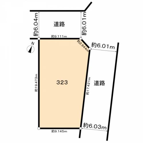 北東角地です！
