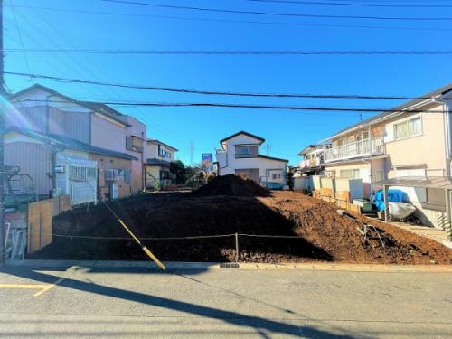 造成工事中　造成渡し