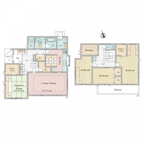 4LDK＋納戸＋2WIC