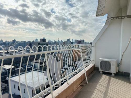 最上階(10階部分)・南向きバルコニー眺望