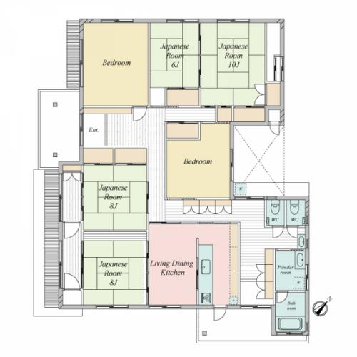 6LDK、土地面積765m2、建物面積175.35m2オール電化住宅です！
