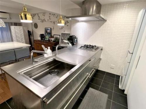 キッチン　ガスコンロ４口　撮影日：２０２６年１月