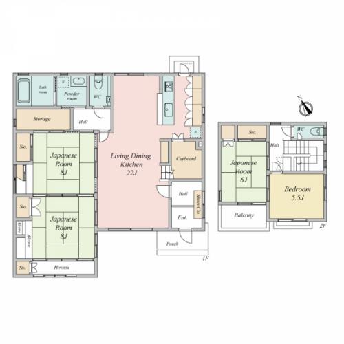 4LDK　建物132.70平米