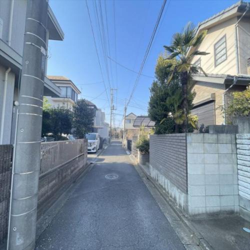 前面道路　南から北