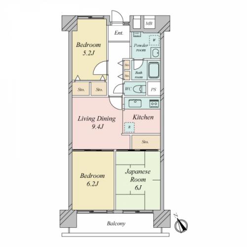 2022年10月リフォーム済のお部屋です