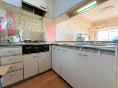 L字型のキッチンです。