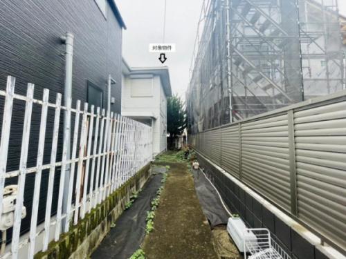 敷地延長部分です。