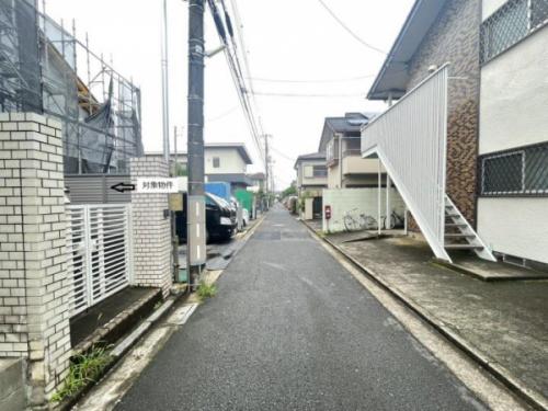 前面道路は私道です。